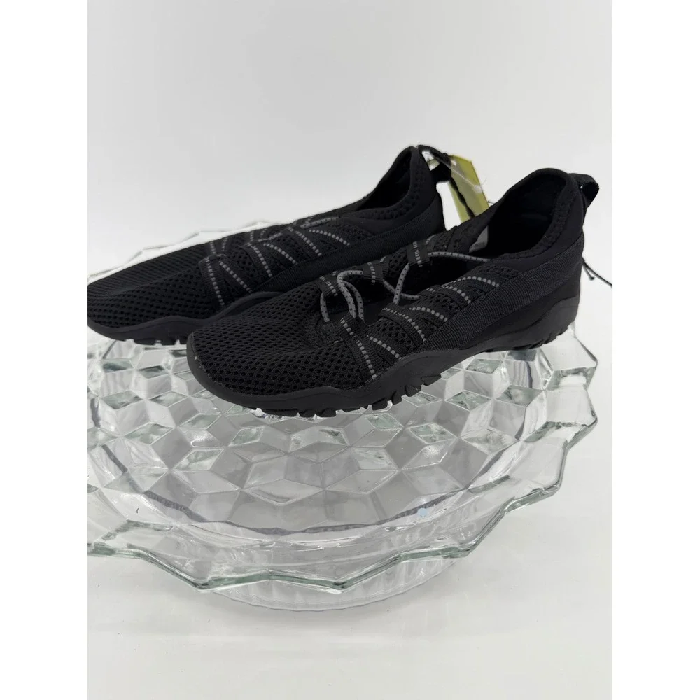 All in Motion Windsor Black Mesh Bungee Water Shoes Mens Size 13 New with Tags